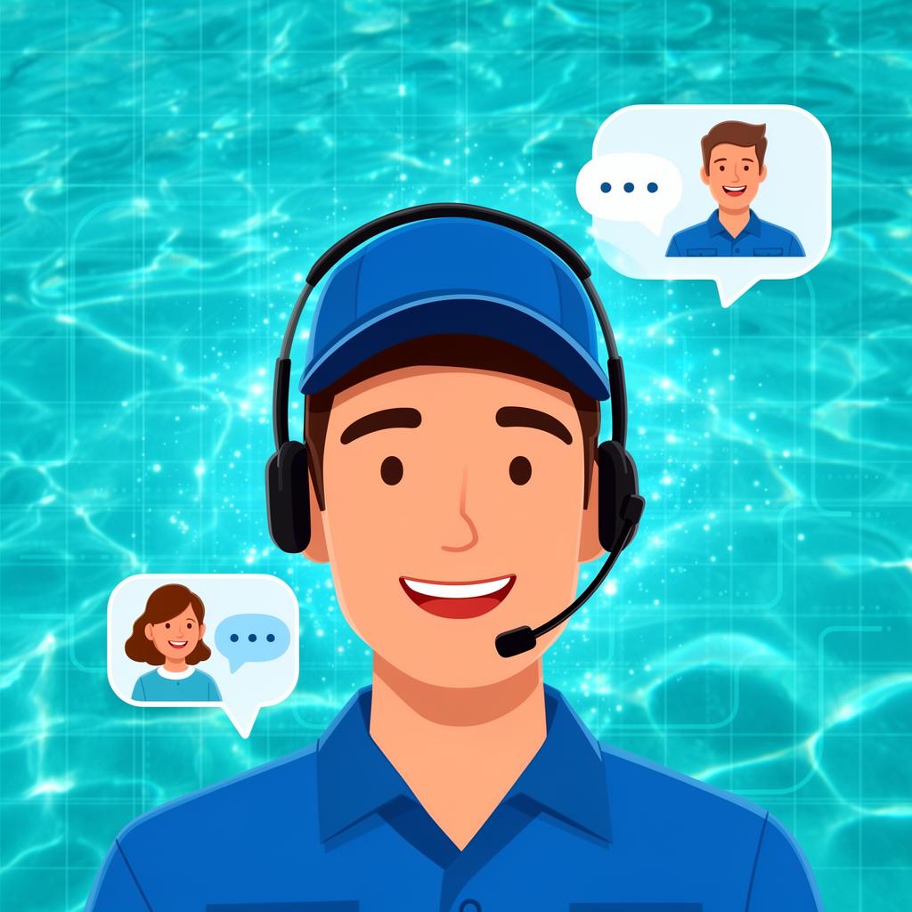 PoolPilotAI voice agent calling pool service customers